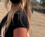 Big Tits Blonde Army Babe KAYLEY GUNNER is Locked and Loaded from vj ban