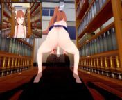 【MONIKA】【HENTAI 3D】【 POV ONLY COWGIRL POSE】【DDLC】 from 3d9c