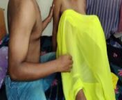 Fucking Desi indian in hot Yellow saree(part-2) from kannada aunty hairy th
