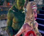 Justice powerful heroine battle to darkness goblin - 3d hentai animation from kanneda heroin ragini