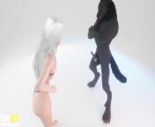 Curvy Bitch breeds with Werewolf | Big Cock Monster | 3D Porn Wild Life from ktct