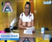 Hot Latina news anchor masturbation on air from adult web serial fliz moves