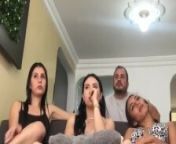 We got together to watch a movie with my friends and we ended up masturbating from 24 adult hot friend