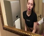Quick fuck in the gym. Risky public sex with Californiababe. from gauge girl toilet