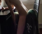 My first time humping on a chair in years, amazing orgasm from frottage