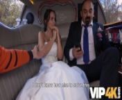 VIP4K. Enticing bride-to-be rocks out with injured guy before husband from x2 k
