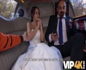 VIP4K. Enticing bride-to-be rocks out with injured guy before husband from son wife se