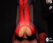 COSPLAY TEENY SLUT takes a HUGE COCK in her Ass Mouth and Pussy and squirts before anal creampie from ascya