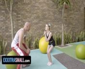 Exxxtra Small - Gorgeous Tiny Blonde Will Do Anything To Get Into The Team Even Banging Her Coach from gorilla vs girl sex america hd xxx video com village saree pora sex x