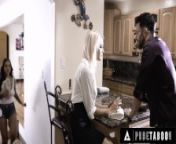 Manipulative Husband Cheats With The Babysitter And His Wife Join Them from kenna james best friend