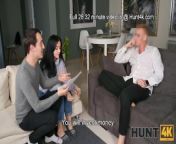 HUNT4K. Naughty girl asks man to sneak inside while BF reads poems from poetry l travis nua