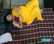 Indian Bhabhi In Yellow Sari Having Sex With Her Husband from tamil sari aunty