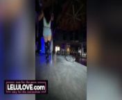 Babe poledancing in club before it opens then more striptease twerking & dancing in lingerie and high heels after - Lelu Love from porndancer