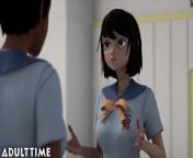 ADULT TIME Hentai Sex School - Giantess Teacher & Schoolgirl Bondage from minmax3d giantess