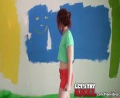 Mofos - Fun with paint leads to anal from gaye turgut evin